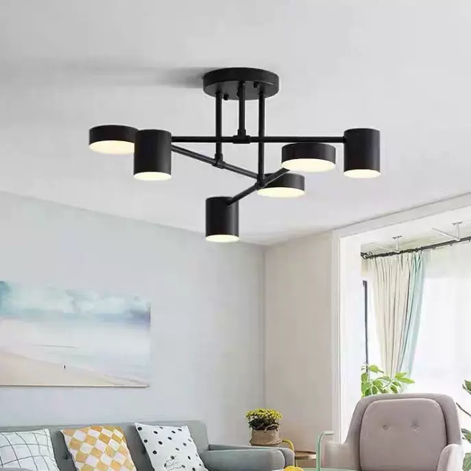 北欧卧室吸顶灯客厅灯简约大气家用书房酒吧创意简约现代铁艺灯饰