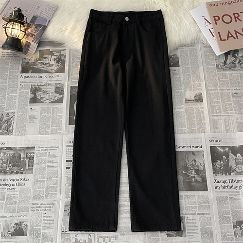 Southeast Asia live broadcast hit classic straight jeans, men's American high street high-end loose casual long pants