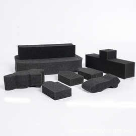 包装海绵垫黑色礼盒防震海棉防护海绵块内衬低中高密度平面海棉