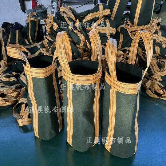 Canvas ton bag logistics transportation weighing lifting bag construction site sand and stone material transfer thickened canvas ton bag ton bag