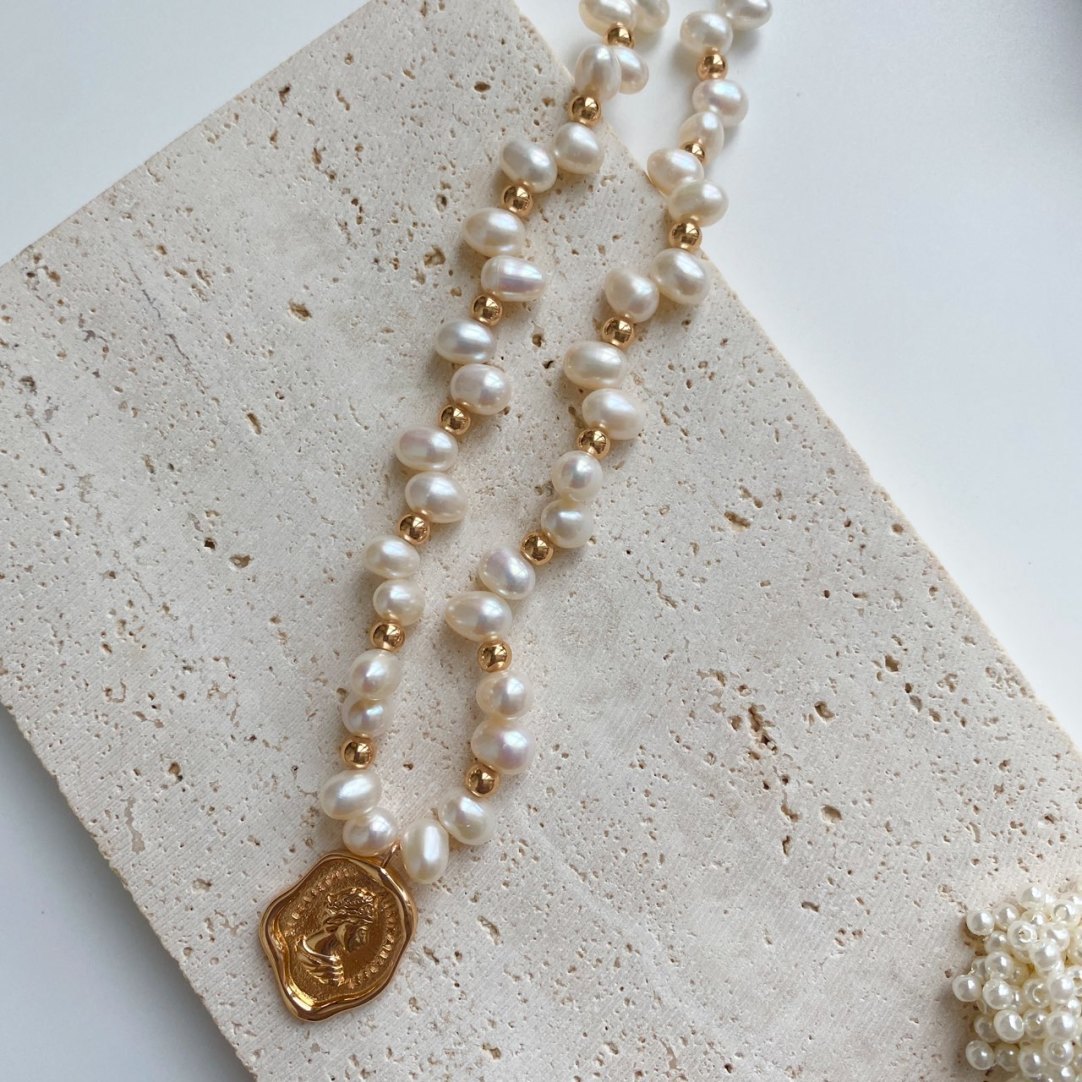 Vacation Simple Style Flower Imitation Pearl Beaded Chain Beaded Necklaces Wholesale display picture 2