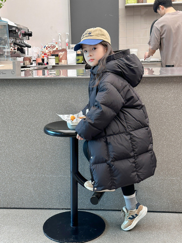 Girls' Down Jacket  Winter New Children's Thickened Jacket Children's Clothing Top Warm 90 White Duck Down Jacket