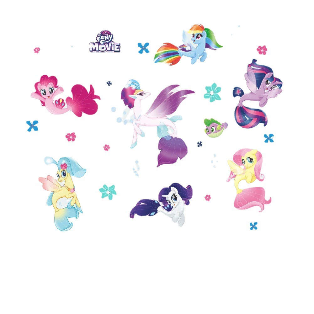 [MLP016 小马宝莉儿童房卡通墙贴纸外贸批发可移除My Little Pony]