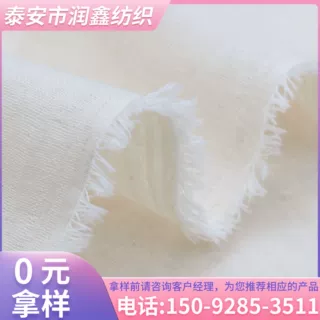 杨柳皱布人棉杨柳绉布40*40白色皱布睡衣休闲服春夏服装面料绉布