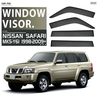 Suitable for Nissan Safari Window visor Car Window Rain Shield Rain Eyebrow