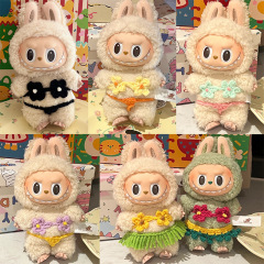 ラブブ labubu ベビー服 かわいいスカート ビキニ 手編み かわいい人形服 人形アクセサリー