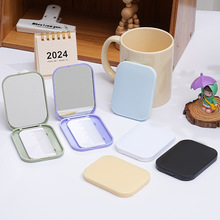 厂家直销旅行化妆镜便携小镜子随身折叠镜梳套装现货翻盖镜子梳子