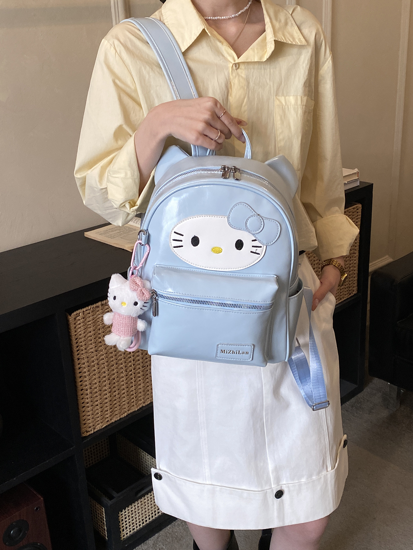 Mochila, mochila de mujer, mochila de hombro, mochila de viaje diario, mochila de nicho, mochila de gran capacidad.