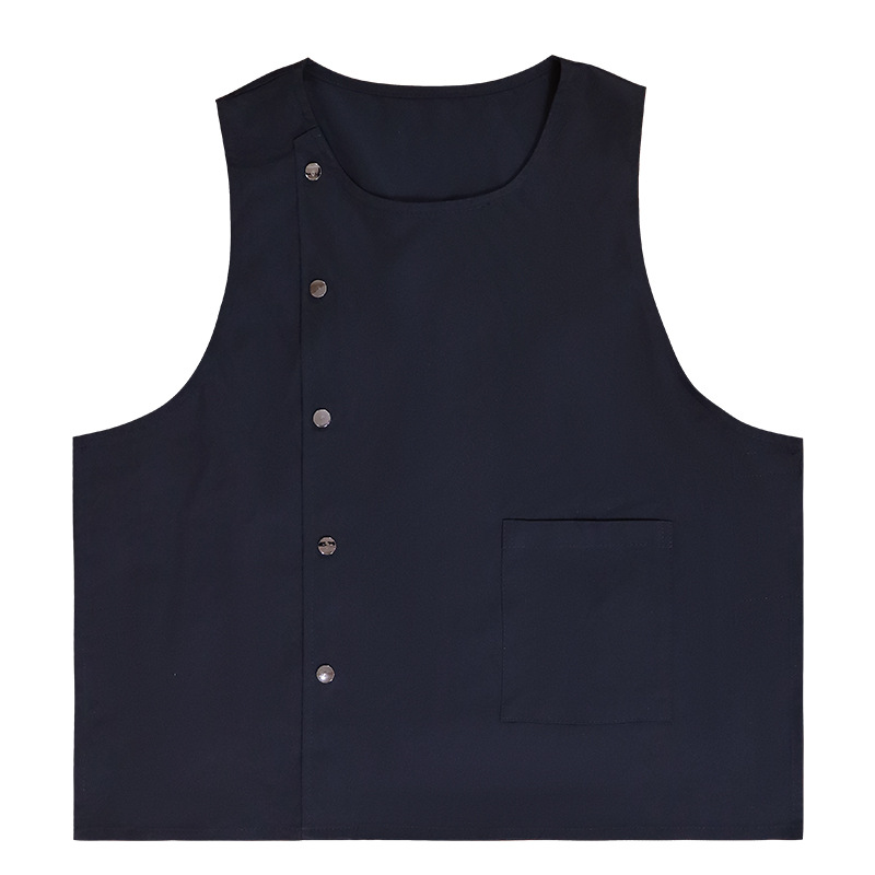 Amazon lona delantal chaleco de trabajo abrigo de mujer café leche tienda de té delantal de cocina impresa logo