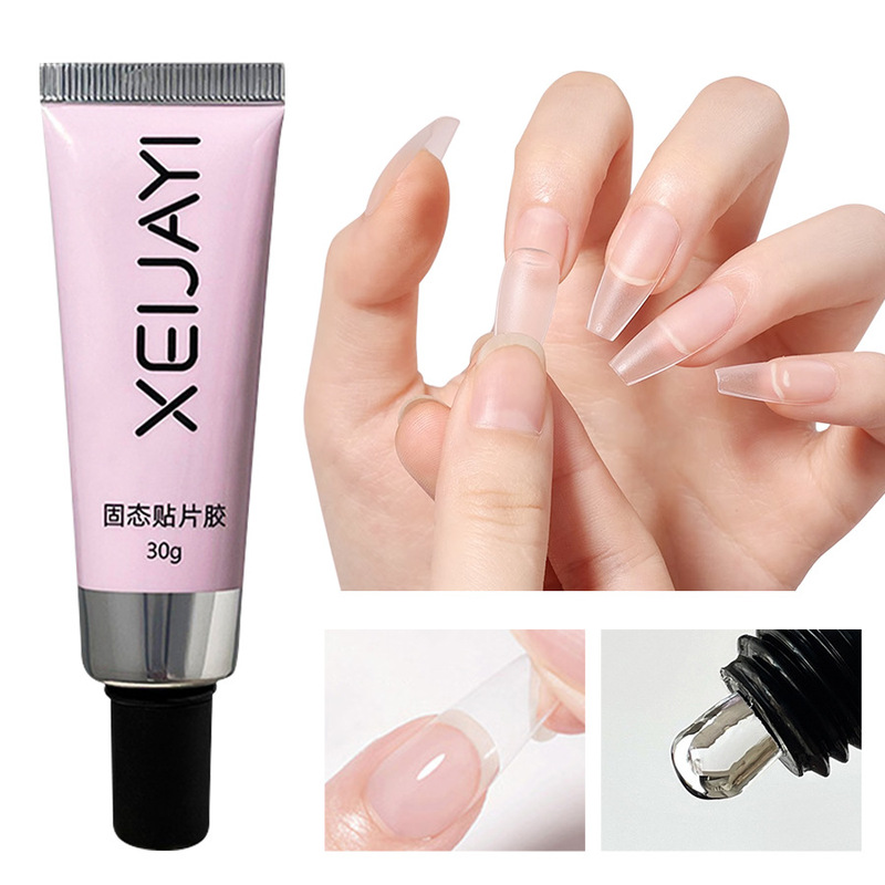 Wear a special 4.0 solid patch adhesive gel durable firm non-resilient patch nail adhesive 30g