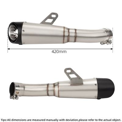 Stainless Steel Integrated Middle Section – Motorcycle exhaust pipe