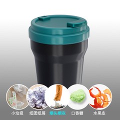 源头厂家 ABS材质车用烟灰缸带盖汽车烟灰缸便携式车载烟灰缸批发