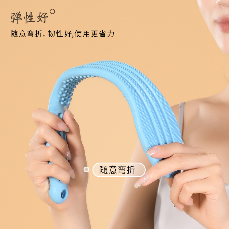 硅胶加长拍痧板经络拍养生拍捶背器按摩锤拍打板拍打器敲打可代发|undefined