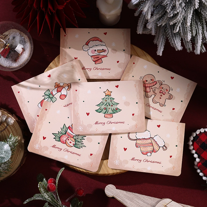 Амазонка большой размер ретро рождественская открытка благословение в канун Рождества