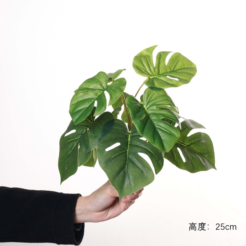 国境を越えた模擬緑植物 9 葉のカラータロイモの背中束庭景観エンジニアリング造園装飾屋内リビングルームフラワーアレンジメント|undefined