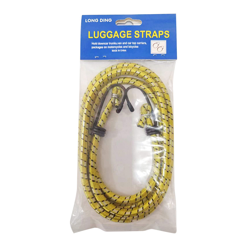Cuerda de equipaje de goma elástica alta cuerda elástica cuerda correa de equipaje bicicleta correa de goma corbata cuerda banda elástica
