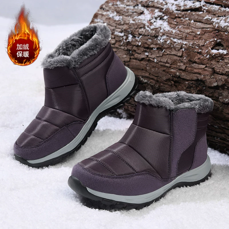 Трансграничный большой размер 48 банда пожилой обуви женский хлопок снежные сапоги зимой