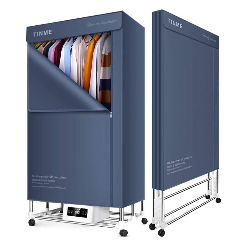 Secador plegable TINME alemán mudo pequeño secador de gran capacidad de secado de aire secador de ropa de secado rápido para el hogar