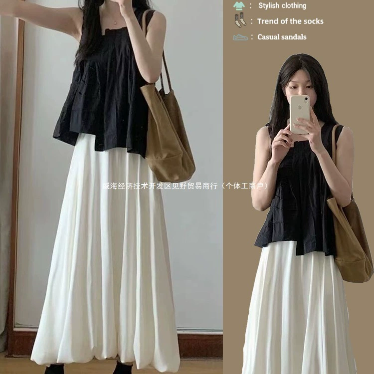 Летняя одежда сочетается с полным комплектом модных возрастных нарядов в чайном стиле, непринужденными топами и юбками, женскими костюмами-двойками.