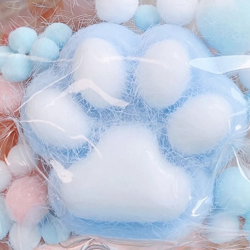 고양이 발톱 핀치 [파란색과 흰색] 매우 부드럽습니다 ~