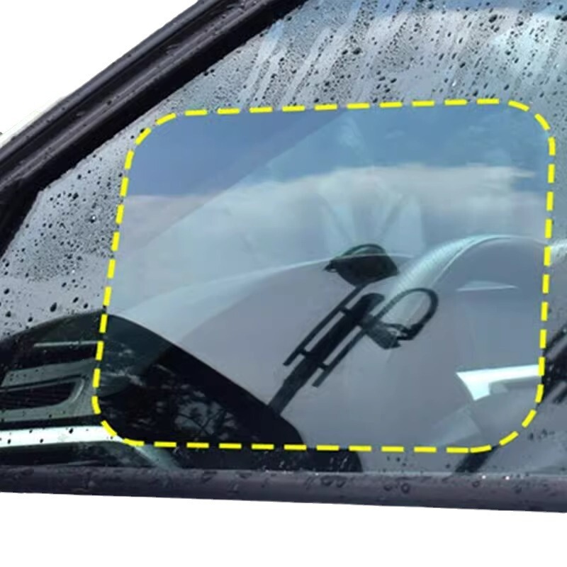 車のバックミラーの防雨膜防霧膜防反射鏡防雨膜ミラーガラス防水防霧用品|undefined
