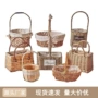 定制手提桌面编织收纳筐