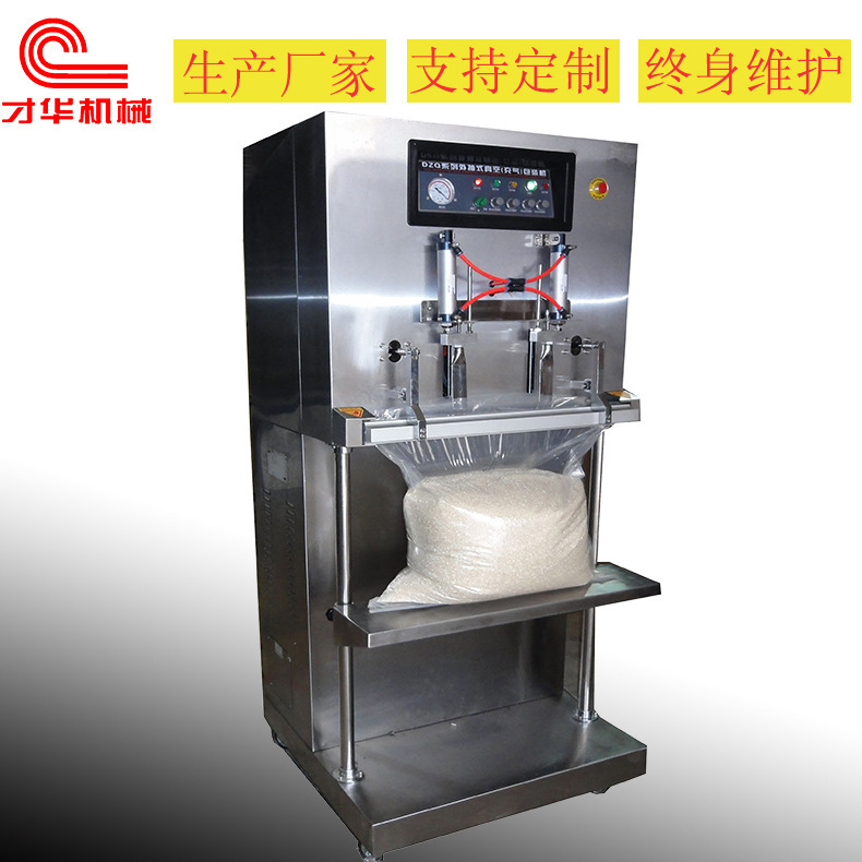 常州才华大型真空包装机  外抽立式真空包装机  粮食饲料包装非标