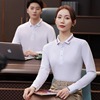 Autumn and winter Restaurant Waiter coverall Long sleeve T-shirt hotel Hot Pot company Culture POLO Men's and women's work clothes