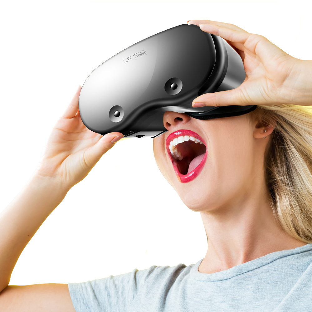 跨境VRGPRO X7手机VR眼镜蓝光护眼虚拟现实头盔3D魔镜礼品7寸大屏