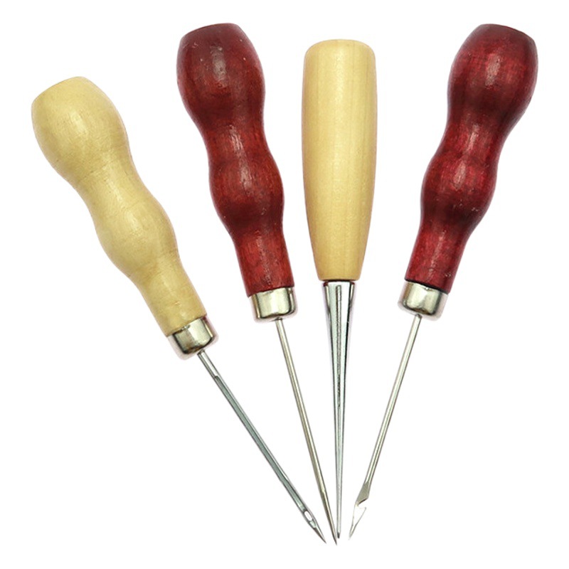 Fábrica al por mayor hilo herramientas de cuero traje DIY mano coser cera hilo traje diamante corte cuero arte herramientas 31 unidades traje