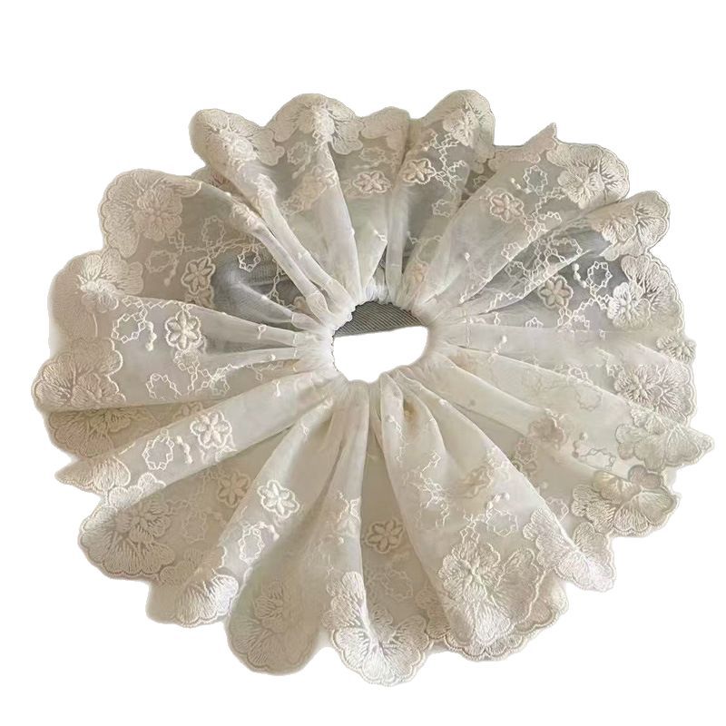 Elastico per capelli in pizzo elegante stile francese_voghion.com