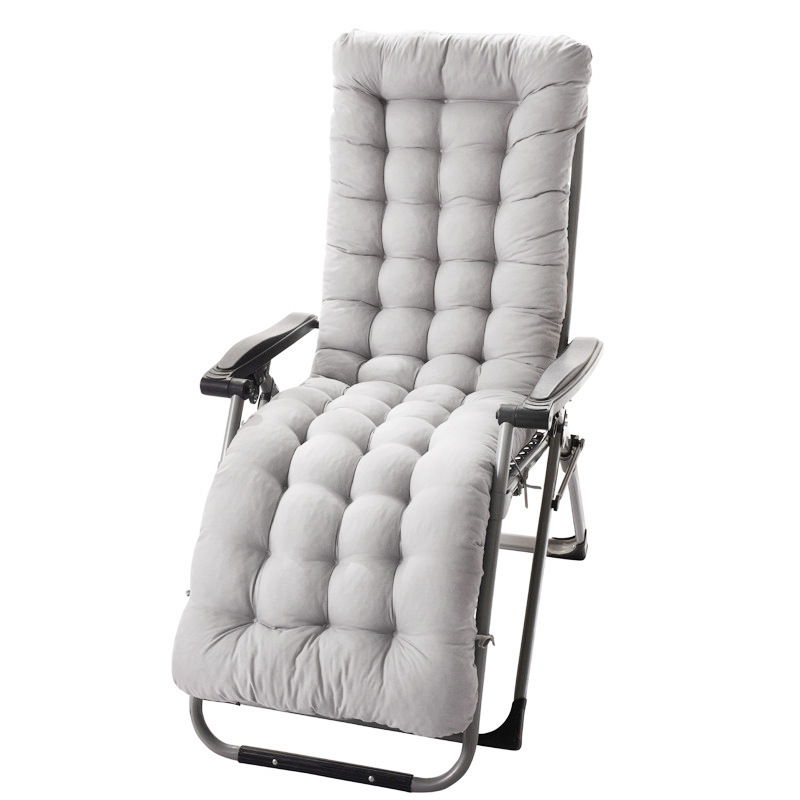 Cojín de sillón reclinable cepillado de otoño e invierno al por mayor de fábrica, cojín de silla de doble cara engrosado, cojín de silla oscilante disponible para el almuerzo