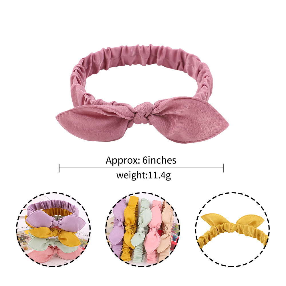 Women's Simple Style Plaid Bow Knot Cloth Hair Band display picture 1