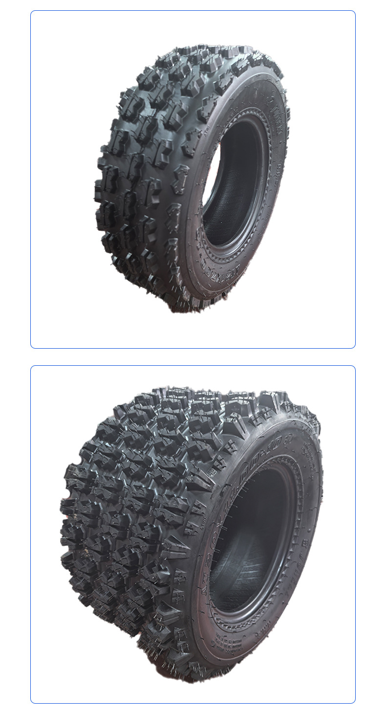Four-Wheel Atv Off-Road Motorcycle Accessories Front 21X7-10 Rear 20X11-10 Butterfly Flower Tires