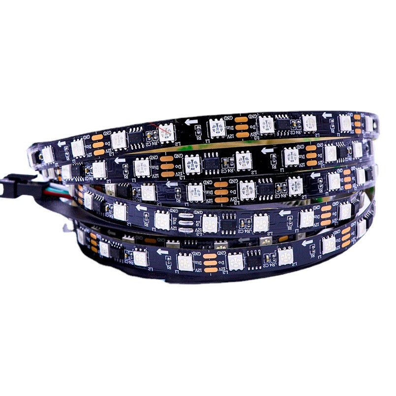 Tira de luz colorida de 12v Guangmai jazz programable carreras de caballos WS2811 exterior 5050led tira de luz de fantasía de bajo voltaje