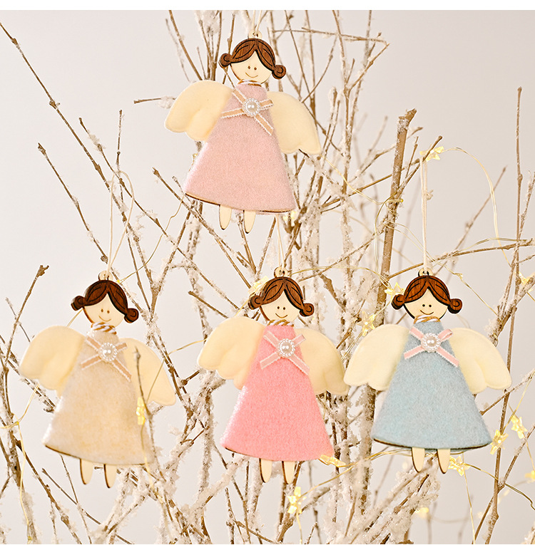 Christmas Non-woven Fabric Angel Pendant Decoration Wholesale Nihaojewelry display picture 6