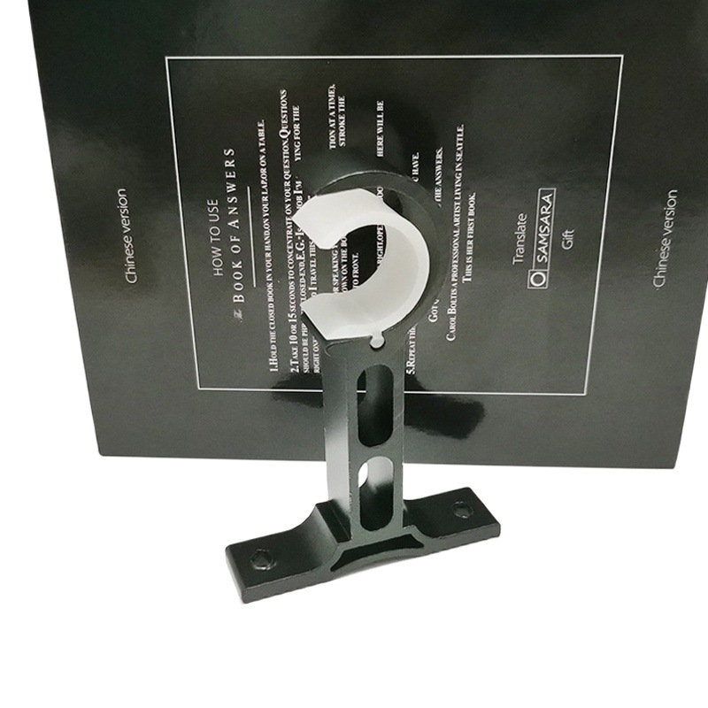 Soporte de varilla romana de aleación de aluminio engrosada transfronteriza accesorios de cortina de varilla de cortina base lateral montada cortina soporte simple y doble