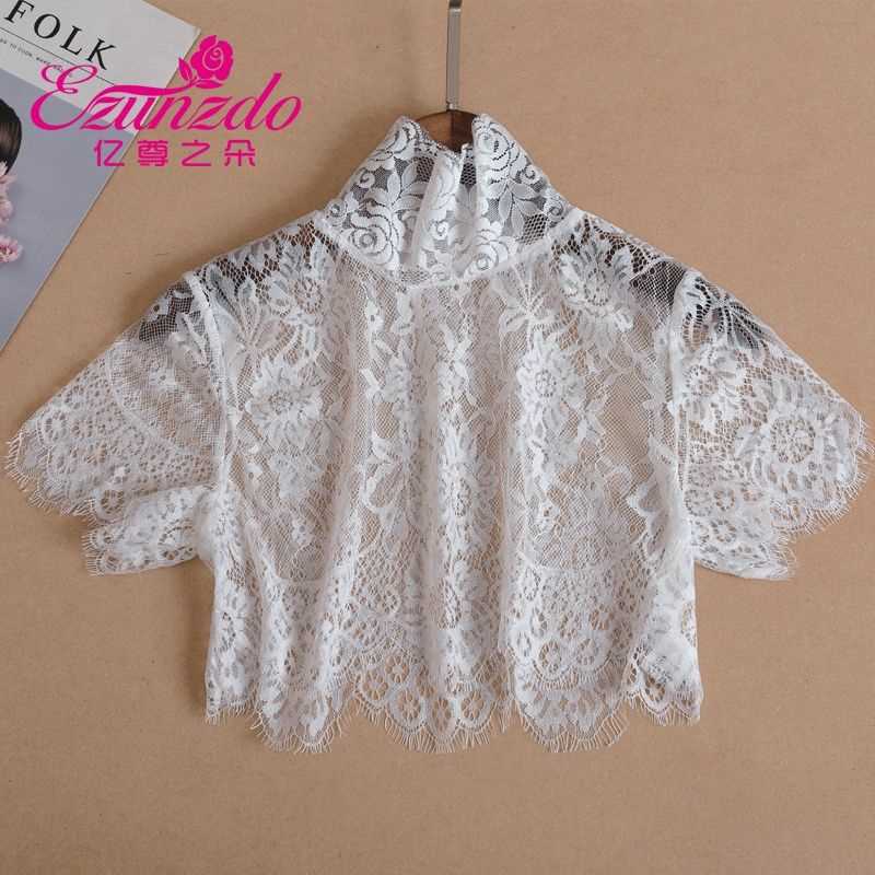 Universal base summer false collar, Korean style, with short sleeve
