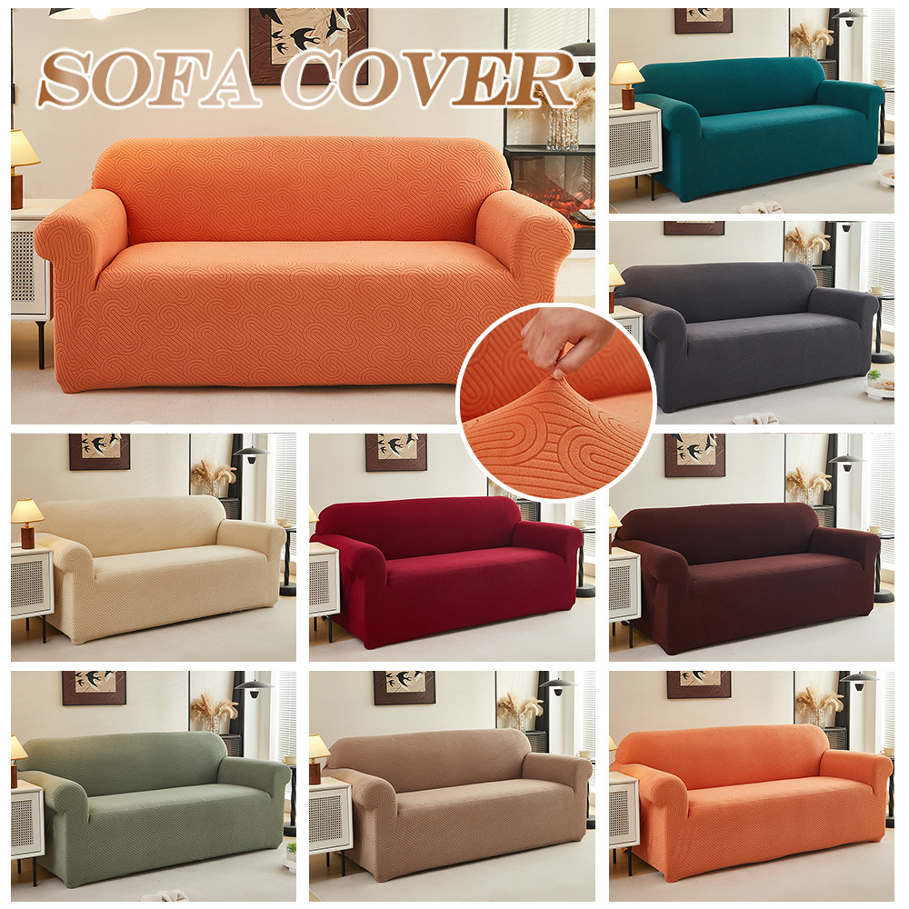 elastic solid color universal sofa