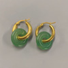 Brand advanced retro universal earrings, European style, simple and elegant design, high-quality style