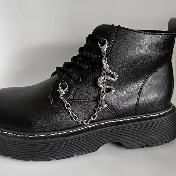 Metal snake thick chain side shoe chain