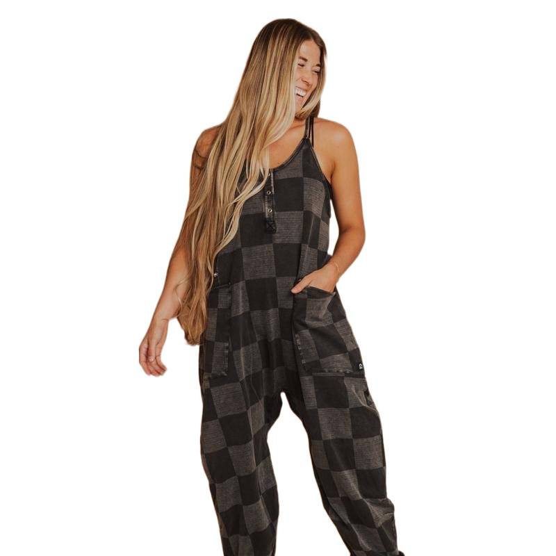 Brand Women's Tank Romper - Oversized跨境|undefined