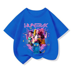 NASA联名KPop Demon Hunters猎魔女团儿童圆领短袖T恤打底上衣夏