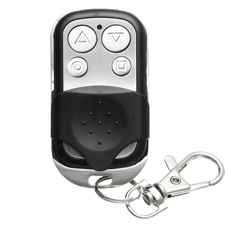 433MHZ copia inalámbrica de control remoto metal puerta de garaje de cuatro llaves puerta de balanceo par copia código de control remoto image 1