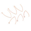 304/316 Stainless steel gold V -shaped ear hook geometric round line V -shaped ear hook jewelry DIY jewelry accessories