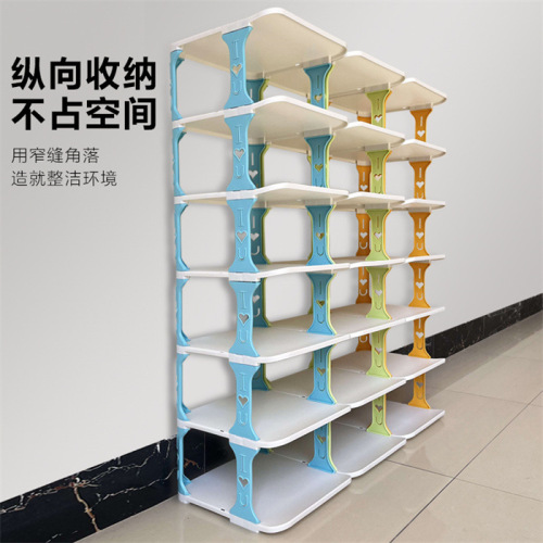 Home Entrance Simple Multi-layer Dormitory Small Shoe Rack Space-saving  New Shoe Cabinet