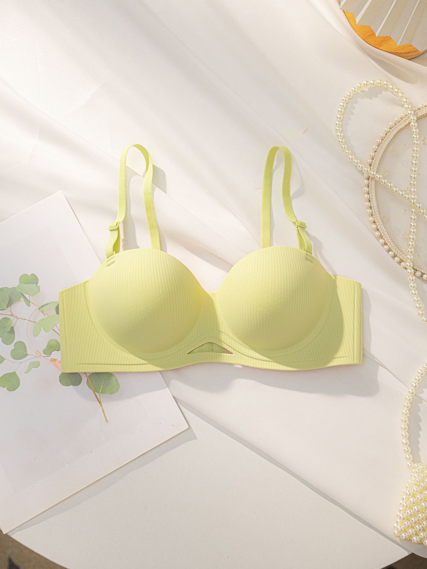 Venta directa de fábrica comercio electrónico transfronterizo Sudeste de Asia Vietnam Tailandia damas sin costuras pecho pequeño tridimensional colección lateral sujetador