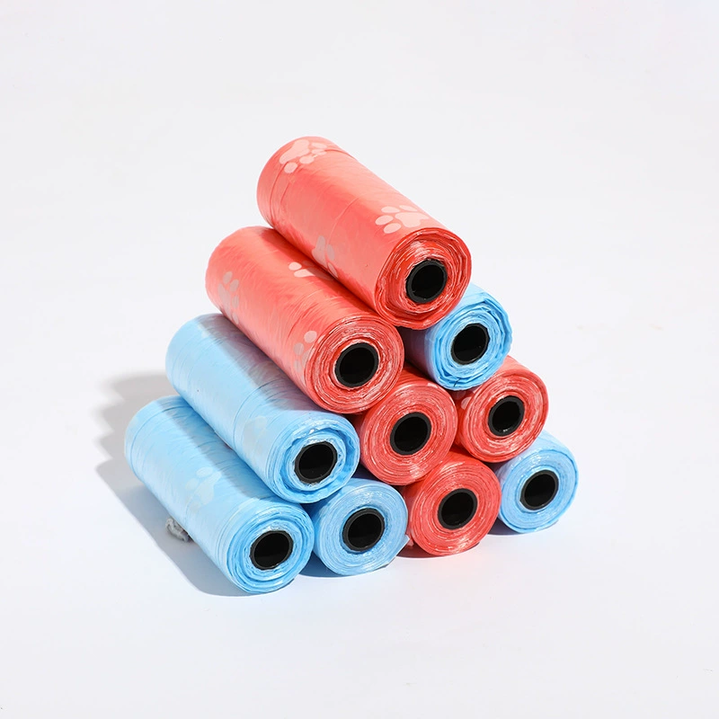 Pet одноразовые мешок для мусора собака какашки мешок собака клип туалет Чистка гигиенические средства Кот животных производителей