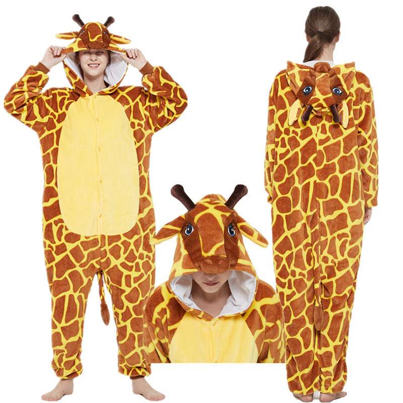 秋冬のごろつきのウサギのハスキーのフランネルの漫画の動物の連体のパジャマのカップルの家庭服のメーカーは直接販売します。|undefined