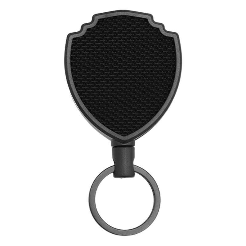 Metal fácil de tirar hebilla montañismo al aire libre anti-perdido fácil-tirar hebilla telescópica llavero negrita anti-robo cable titular fácil de tirar